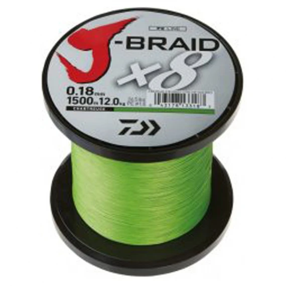 Daiwa J-Braid X8 1500m Chartreuse 3 Daiwa J-Braid X8 1500m Chartreuse