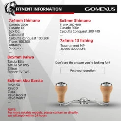 Gomexus Aluminum Double Handle With Cork Knob -Angelgeschäft BS100HCA27TNr 6