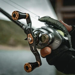 Gomexus 95mm Carbon Swept Handle With 20mm Aluminium Knob 10 Gomexus 95mm Carbon Swept Handle With 20mm Aluminium Knob -Angelgeschäft DCS95A20BKGDr 3