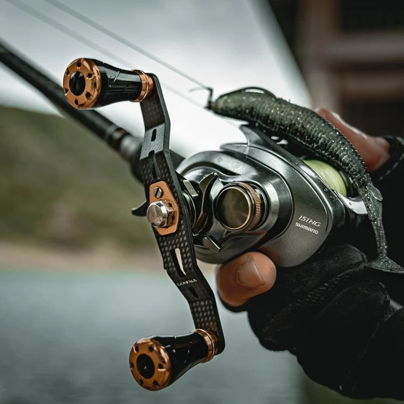 Gomexus 95mm Carbon Swept Handle With 20mm Aluminium Knob 5 Gomexus 95mm Carbon Swept Handle With 20mm Aluminium Knob – Bild 3