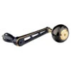 Gomexus 90mm Aluminium Power Handle With 45mm Titanium Knob - Black & Gold 1 Gomexus 90mm Aluminium Power Handle With 45mm Titanium Knob - Black & Gold -Angelgeschäft LYS90TB45BKGD 1
