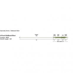 RIO Intouch Outbound Short Brown/Yellow -Angelgeschäft RP21322r 3