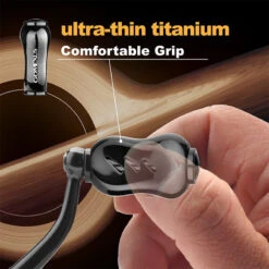 Gomexus Smoke Jedi Series 22mm Titanium Knob - Smoke -Angelgeschäft T22STSK 4